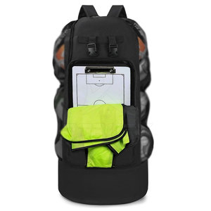 Soccer Ball <b>Backpack</b> <b>Lightweight</b> Eco-Friendly Nylon & Polyester Sports Carry Bag with Adjustable Shoulder Strap Large Storage - Product Image 6