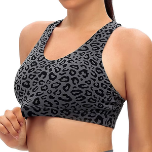 <b>Women</b> Full Figure Sports Bra Plus Size High-Impact High-Support <b>Compression</b> Full Coverage Underwire Seamless Yoga Sportswear Bra - Product Image 4