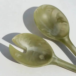 Juego de Cubiertos de Resina de Alta Calidad, Servidores de Ensalada Hechos a Mano, Ecológicos, Aptos para Lavavajillas, Reutilizables, Utensilios de Cocina de Alta Calidad - Product Image 1