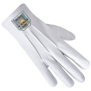 ถุงมือหนังสีขาวคุณภาพส่งออก รุ่นควีนออฟเดอะเซาท์ สำหรับงานพิธีการ - Product Image 3