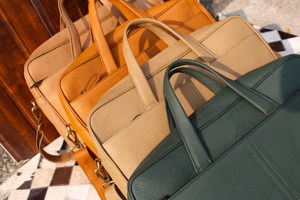 Maletín de Cuero Genuino para Hombre, Bolso Bandolera para Portátil, Bolso de Mano de Cuero para Portátil, Bolso de Viaje para Negocios y Oficina, Gran Capacidad - Product Image 3