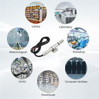 Transmetteur de température et d'humidité filaire Tzone OEM ODM THT02R RS485 Modbus RTU pour entrepôt