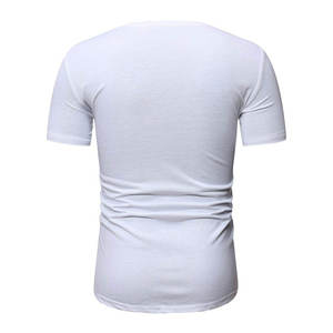 T-shirt de compression pour homme, coupe ajustée, haute élasticité, respirant, séchage rapide, doux, extensible, pour la course à pied - Product Image 6