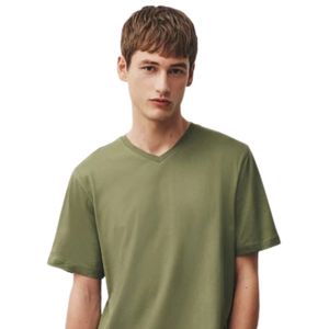 T-shirt col rond coupe classique pour homme, manches courtes, décontracté, personnalisable, en jersey de coton, pour usage quotidien, vêtement basique, haut, fabrication OEM - Product Image 6