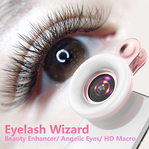 15x Macro Fill Light Mobile Phone Lens Clip LED Ring Light for Jewelry Nail Tattoo Eyebrow Shooting - Product Image 3