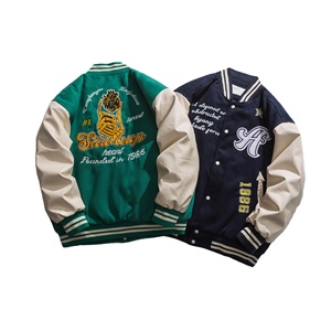Chaqueta bomber de béisbol para hombre, bordada con logotipo personalizado, chenilla de alta calidad - Product Image 1