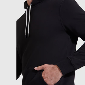 Sweat-shirts à capuche en molleton épais 500 GSM, coupe ample et oversize, style streetwear, épaules tombantes, personnalisables en gros, vierges - Product Image 5