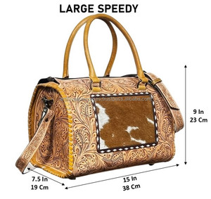 Bolso Grande de Cuero Repujado de Calidad Premium 2026 de Gran Venta para Mujer, Bolso de Viaje de Piel de Vacuno, Bolsos Cruzados de Diseñador - Product Image 2