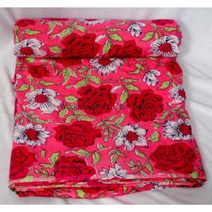 Tissu en coton de haute qualité imprimé au bloc, vendu au mètre, pour la confection de vêtements, sacs, accessoires de literie et de décoration intérieure, tissu polyvalent redessiné - Product Image 3