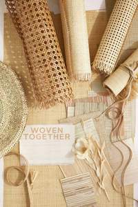 Matériau de rouleau de canne en rotin écologique pour porte d'armoire de dossier de chaise et panneaux muraux fabriqués au Vietnam - Product Image 2