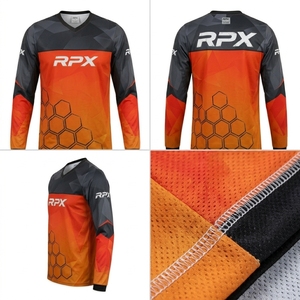 Maillot de vélo respirant à séchage rapide pour route et montagne, impression personnalisée de motocross, impression par sublimation sur polyester, maillot de motocross - Product Image 4