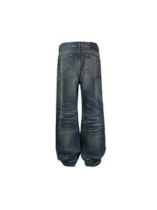 Jeans Holgados Ecológicos para Hombre, Cintura Media, Otoño, 100% Algodón, Estilo Urbano - Product Image 2