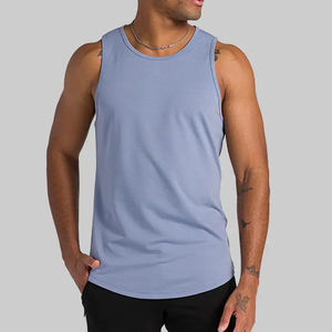 T2 INTERNATIONAL Camisetas sin Mangas Personalizadas con Logotipo para Gimnasio, Deportes, Entrenamientos, Playa, para Hombre, 100% Poliéster, Transpirables, Ecológicas, de Secado Rápido - Product Image 6