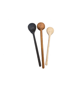 Juego de utensilios de nogal hechos a mano, cuchara de madera larga, espátula, cuenco, herramienta de cocina y utensilios de cocina para ensalada, regalo artesanal de madera hecho a mano - Product Image 2