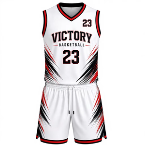 Ensemble d'uniformes pour équipe de basketball professionnelle, maillot léger haute performance avec couleurs, logos et noms de joueurs personnalisés - Product Image 1