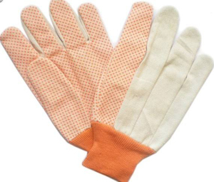 Manufacturer <b>PVC</b> Dotted Gloves Cotton Safety Gloves OEM Private Label Service <b>PVC</b> Dotted Gloves Cotton Protective Work Gloves - Product Image 2