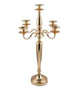 Trending Metal Candelabra Christmas Easter Luxury Handmade Eco-Friendly Durable Interior Decor Romantic Dinner <b>Table</b> Lighting - Product Image 5