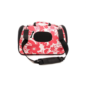 Bolsa de transporte para mascotas Yommy, tamaño mediano, con estampado floral, para viajes. - Product Image 1