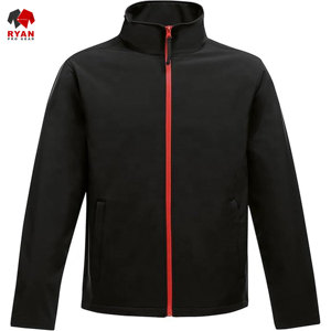 แจ็คเก็ตซอฟต์เชลล์ Ryan Pro Gear ออกแบบพิเศษสำหรับผู้ชาย กันน้ำ กันลม ผลิตจากผ้าถักที่เป็นมิตรต่อสิ่งแวดล้อม ปิดด้วยซิป - Product Image 2