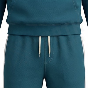 Men's Color Blocking Tracksuit Hoodie <b>Sweatshirt</b> Set Full Sleeve Casual Sportswear Autumn Breathable Polyester Cotton Joggers - Product Image 5