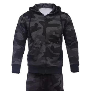 Conjunto Deportivo de Invierno para Hombre, Diseño Moderno y Ajustado, Personalizado, Camuflaje, 2 Piezas, Sudadera con Capucha y Pantalones Deportivos - Product Image 4