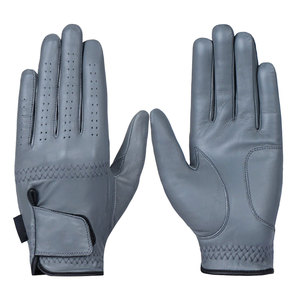 Golf Glove Genuine Leather Breathable Non-Slip Full Finger Adjustable Wrist <b>Strap</b> Unisex Sports - Product Image 1