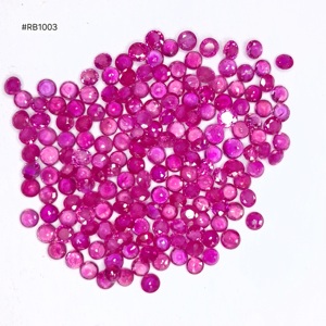 ทับทิมโมซัมบิกเกรด 3A คุณภาพพรีเมียม รูปทรงกลม ขนาด 3 มม. ผ่านการอบความร้อน 24 กะรัต (ล็อต) พลอยหลวมสำหรับใช้ในงานออกแบบเครื่องประดับ ขายดีที่สุด - Product Image 1