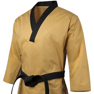 Nouveauté, uniformes de taekwondo unisexes de haute qualité en coton et polyester, anti-rétrécissement, durables, avec logo personnalisé, arts martiaux, karaté - Product Image 2