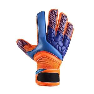 Guantes de Portero de Fútbol Personalizados de Cuero Ajustables Unisex de Alta Calidad, Guantes Profesionales de Protección para Atrapar Balones - Product Image 6
