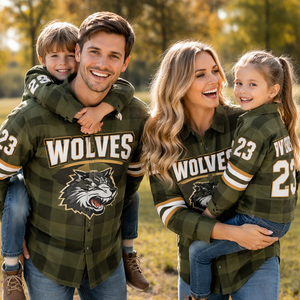 Fournisseur direct d'usine de chemises en flanelle assorties pour la famille, pour la vente en gros, OEM, vêtements de loisirs personnalisés - Product Image 6
