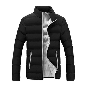 Mens All Season Lightweight Puffer Jacket Water Resistant Windproof Stand Collar Zip Winter Outdoor Wear - Product Image 5