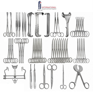ชุดเครื่องมือผ่าตัดคลอดทางช่องคลอดแบบ C-Section สแตนเลสสตีล 50 ชิ้น ยี่ห้อ F.J.INTERNATIONAL รุ่นขายดีที่สุด สำหรับสูตินรีเวช รับประกัน 1 ปี - Product Image 1
