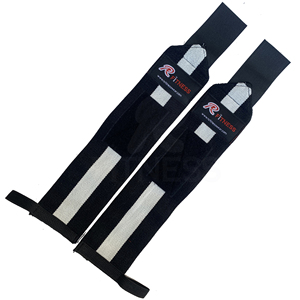 Bandes de maintien de poignet de qualité supérieure pour haltérophilie, accessoires de fitness avec logo personnalisé, bandes de soutien de poignet élastiques pour l'entraînement en salle de sport, vente en gros, OEM. - Product Image 4