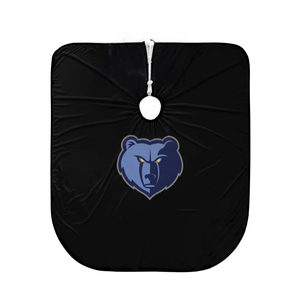 Cape de coupe PRO Chicago Bulls, couleur personnalisée, pour coiffeur, avec grand logo des Memphis Grizzlies, pour barbier - Product Image 1