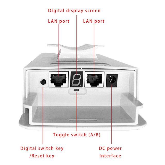Wifi Extender Outdoor Long Range 3km 5km Wifi Range Wireless Router 5G Ethernet RJ45 WIFI Bridge