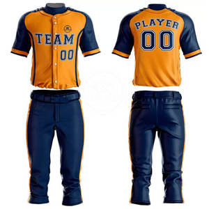Uniforme de Béisbol Deportivo con MOQ Bajo, Cómodo y Transpirable, Uniforme de Béisbol Personalizado para Jóvenes - Product Image 3