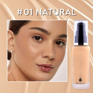 OEM Private Label Waterproof Liquid <b>Foundation</b> Full Coverage Natural Matte Makeup Base - Product Image 5