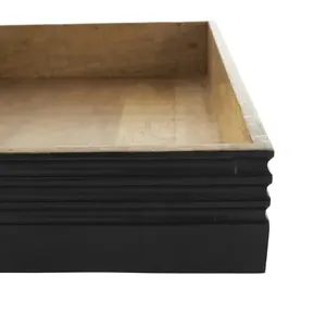 Plateau de présentation alimentaire en bois haut de gamme, plateau de service moderne en bois, plateau décoratif en bois haut de gamme, sûr, Zahid Exports - Product Image 2