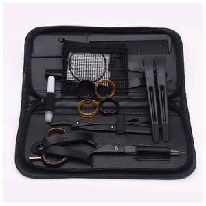 Ensemble de ciseaux de coiffure professionnels avec tondeuses et accessoires dans un étui noir - Product Image 6