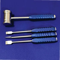 Ensemble de ciseaux à os et d'osteotomes pour la chirurgie osseuse de la colonne vertébrale avec marteau, instruments chirurgicaux Medtrust de haute qualité, approuvés ISO/CE