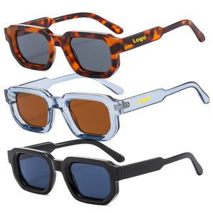 688 Retro Classic <b>square</b> Sun Glasses Uv400 Ins Hot Thick Frames <b>Sunglasses</b> for Men Custom logo Wholesale 2024 - Product Image 1