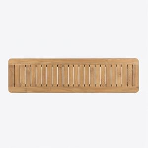 Teak Slatted Dining <b>Table</b> Solid Teak Wood Custom Furniture Manufacturer Indonesia OEM ODM Private Label Wholesale Export Factory - Product Image 3