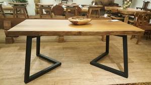 Contemporary Inverted L-Shaped Modern Durable Black Metal <b>Table</b> <b>Legs</b> for Dining Room Office Desks Workshop & Conference - Product Image 5
