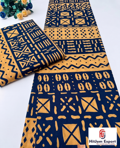 Tela de Algodón Ligera Personalizada con Estampado Africano, Diseño Tanzano, Tela para Camisas Ankara, Fabricante Personalizado OEM ODM - Product Image 6