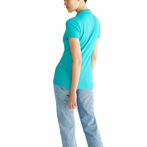 <b>Womens</b> Polo Shirts Activewear Breathable Short Sleeve Top For Lady Premium Quality Cotton Summer Wear Casual Polo Shirt - Product Image 2