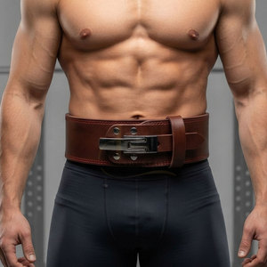 Custom Leather Lever <b>Belt</b> Strong Adjustable Fitness Waist <b>Belt</b> Weight Lifting Training Gym Workouts Strength <b>Exercises</b> Non-Slip - Product Image 3