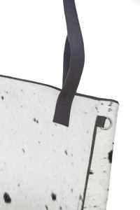 Sac fourre-tout en cuir véritable avec broderie et fermeture éclair, couleur unie, style occidental, pour femme, sac à bandoulière LHTB-0078 - Product Image 2