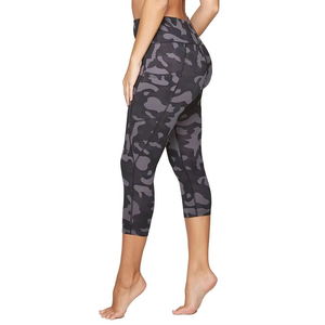 Leggings Capri Taille Haute Élégants et Personnalisés de Haute Qualité pour Femmes, Design Unique en Stock pour le Yoga, Service OEM - Product Image 5