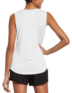 Camiseta Deportiva sin Mangas con Logotipo Personalizado, Transpirable, Holgada, de Secado Rápido, con Espalda en I, para Mujer, para Gimnasio y Yoga - Product Image 2