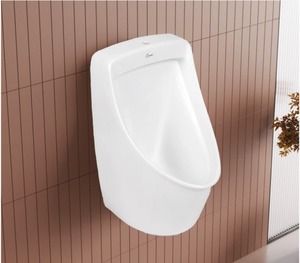 Urinoir mural en céramique pour hommes – Sanitaires modernes pour salle de bain 355X465X135mm SÉRIE RADO - Product Image 1
